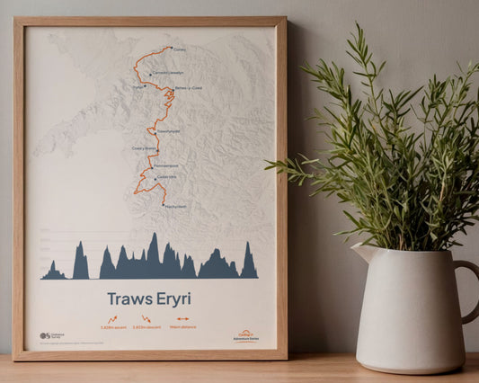 Traws Eryri Art Print