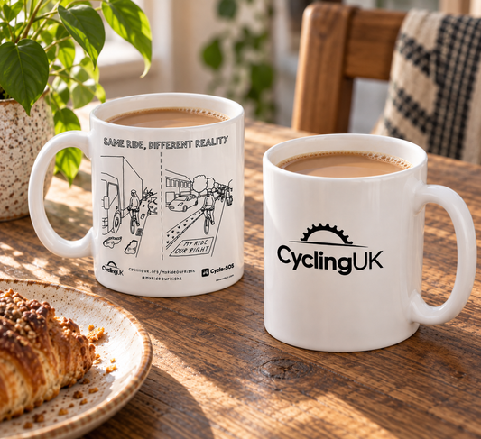 Same ride, different reality - ceramic mug