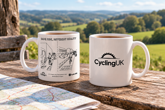 Same ride, different reality - ceramic mug