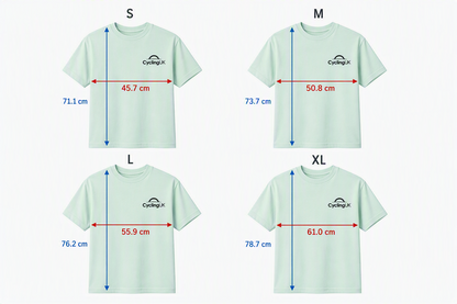 'My ride. Our right' short sleeve t-shirt - mint