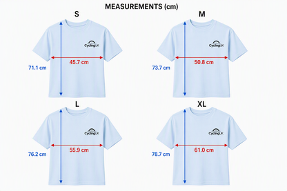 'My ride. Our right' short sleeve t-shirt - light blue