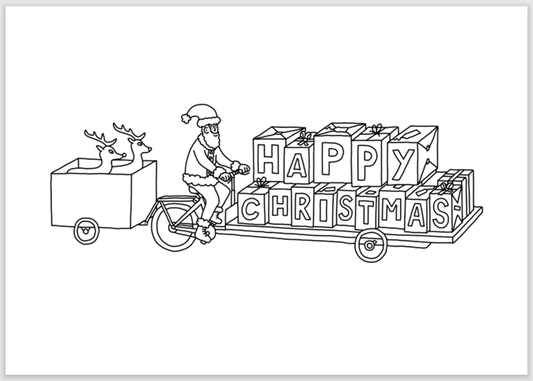 Festive Cargo Christmas Card