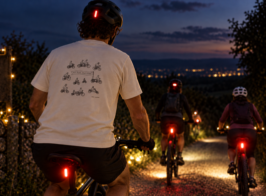 'My ride. Our right' short sleeve t-shirt - natural