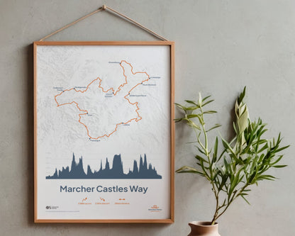 Marcher Castles Way Art Print