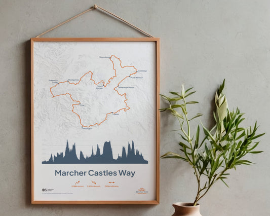 Marcher Castles Way Art Print