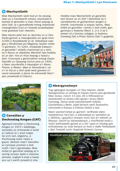 Teithlyfr llwybr Traws Eryri (Fersiwn Cymraeg)