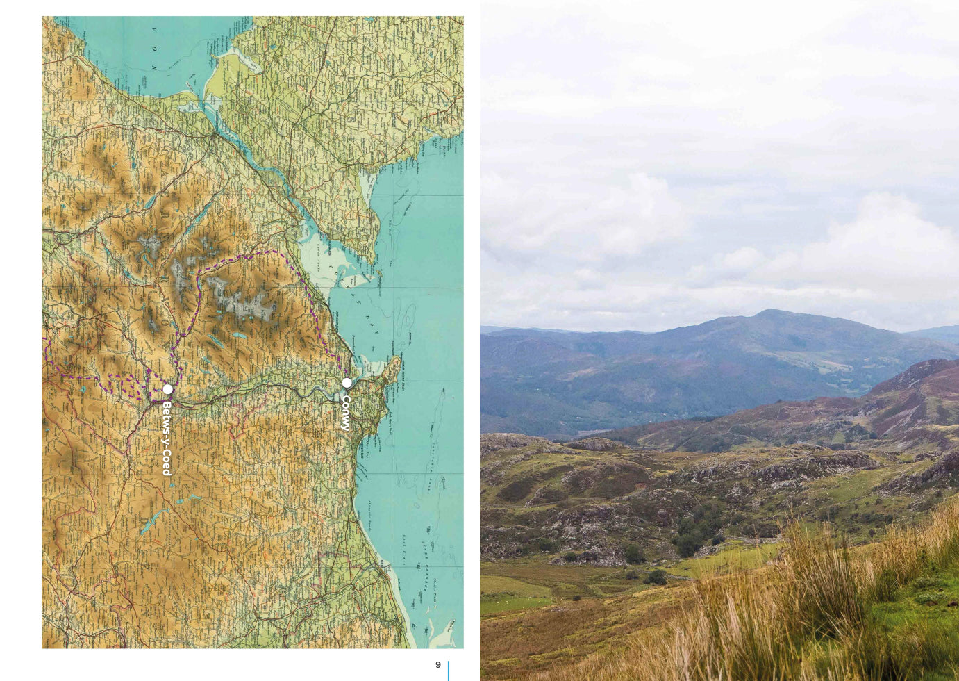 Teithlyfr llwybr Traws Eryri (Fersiwn Cymraeg)