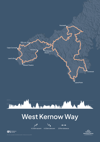 West Kernow Way Art Print